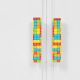 Handcrafted Acacia Wood Lego Cupboard Handles Set